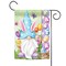 Bunny Gnome Egg Hunt Decorative Easter Double Sided Flag